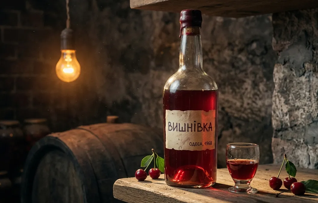 Вишнівка — традиційна вишнева наливка, від «Українських страв» 1960 року до домашнього льоху